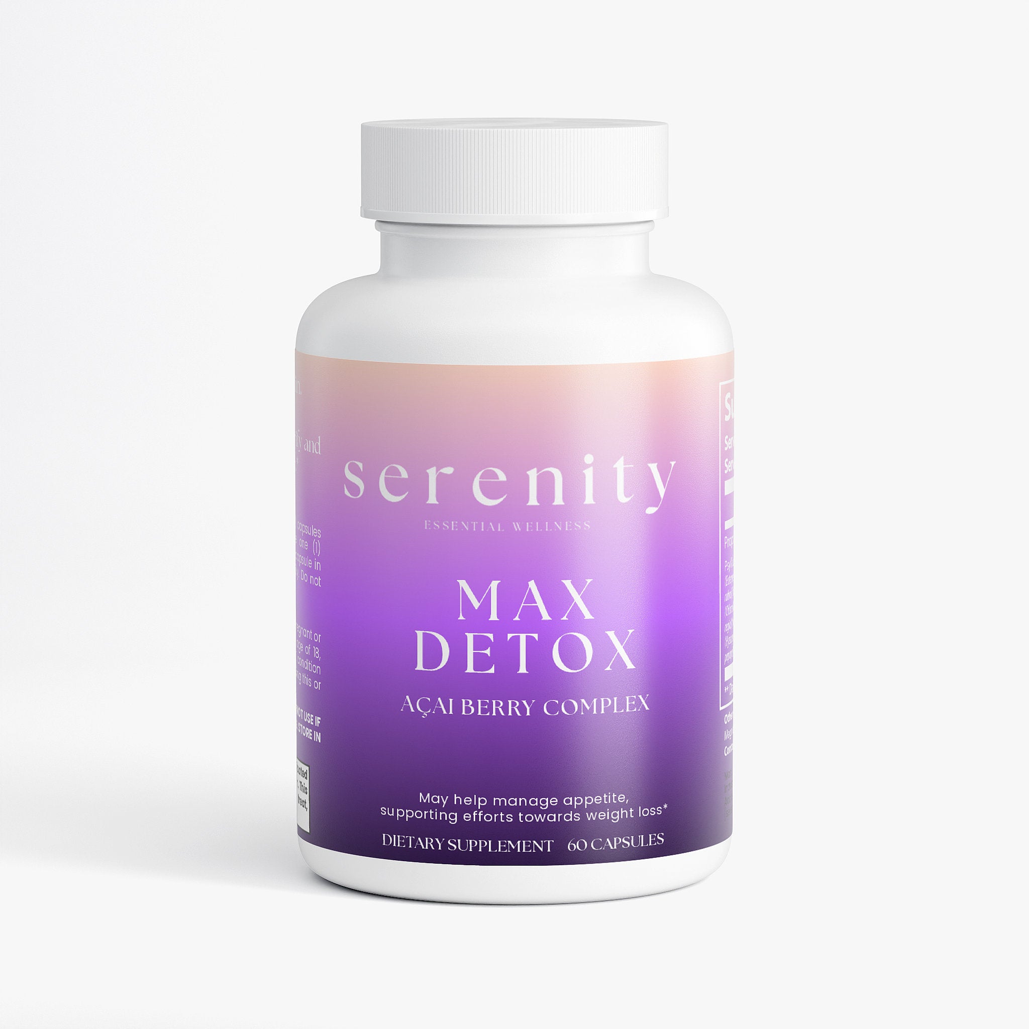 Serenity Max (Acai detox)