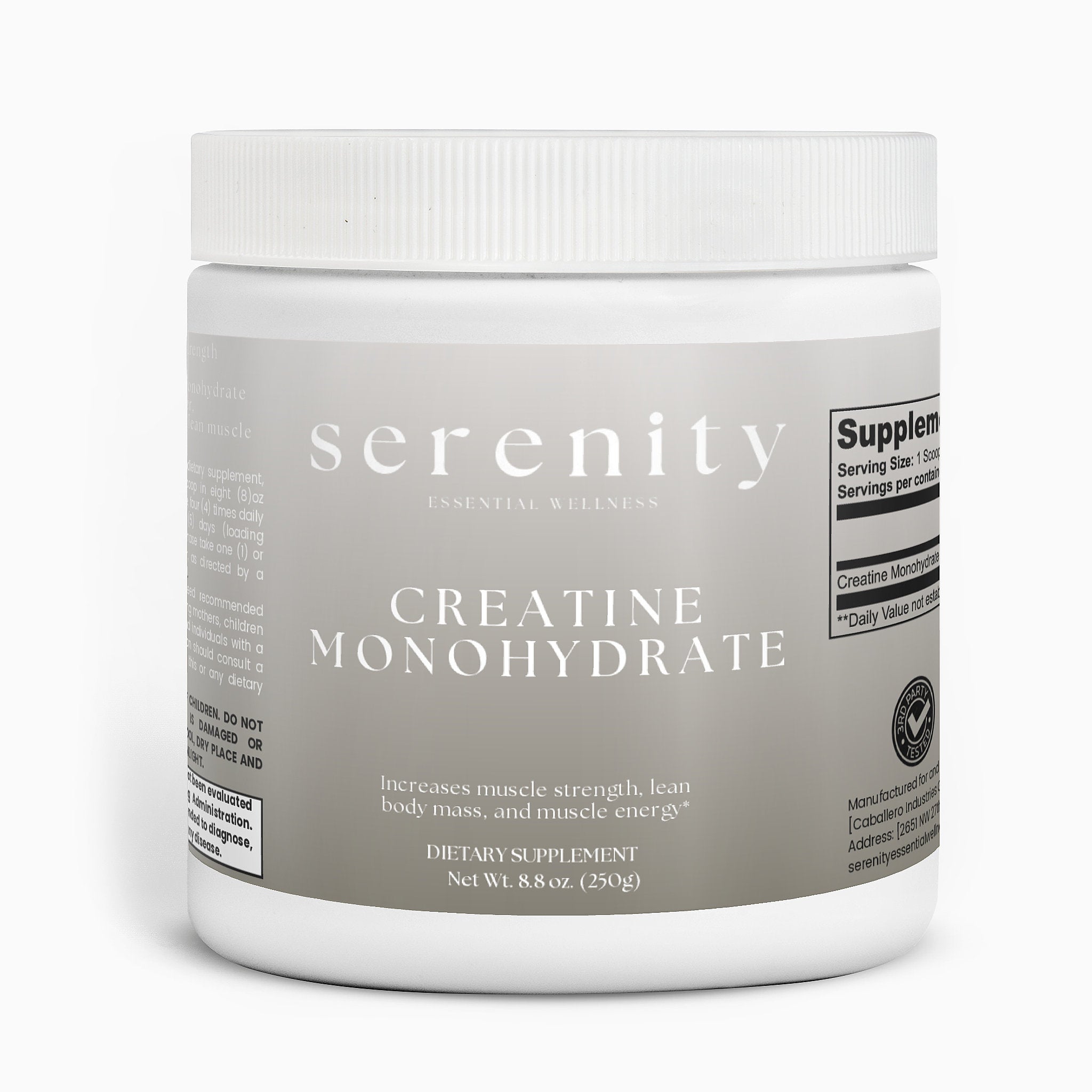 Serenity Creatine Monohydrate